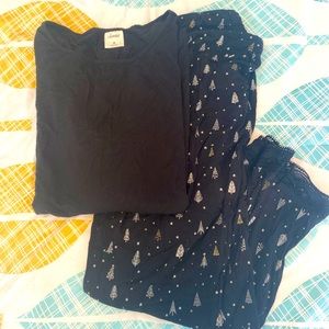 Soma Cool Nights Winter Tree Long Sleeve Pajama Set